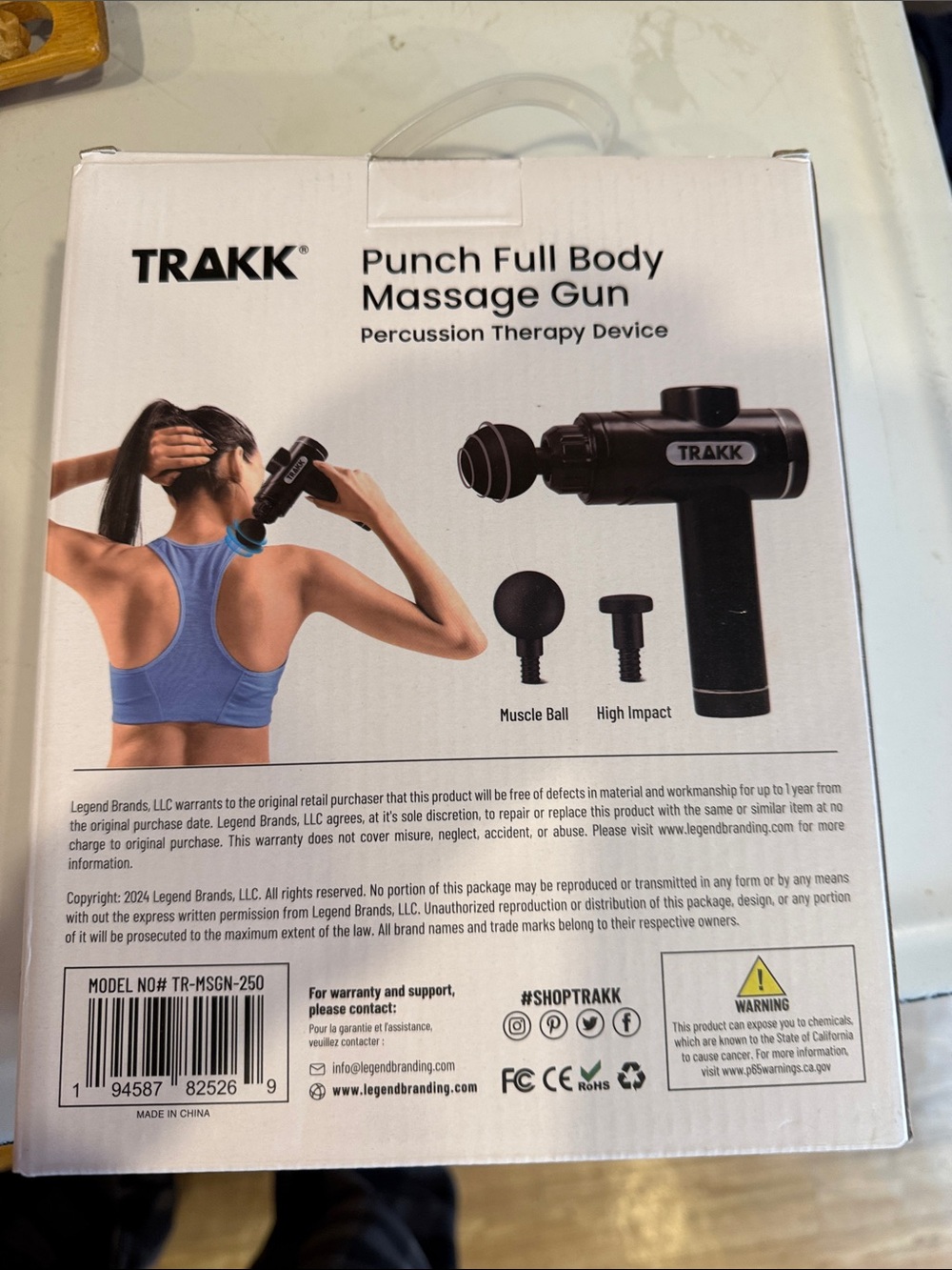 Panasonic black massage gun - Picture 2 of 2
